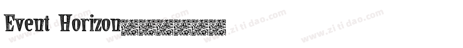 Event Horizon字体转换